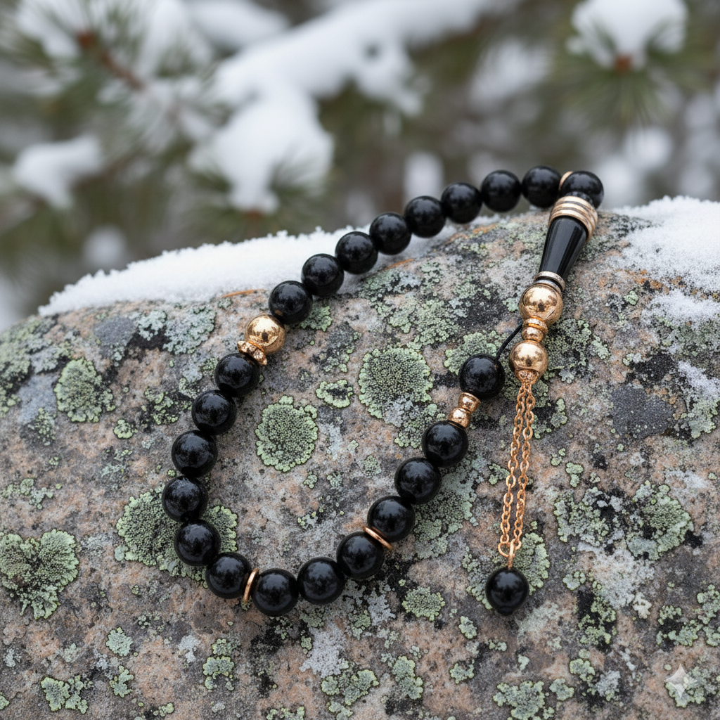 Geometrik Kesim ve Kontrast İpli Tesbih