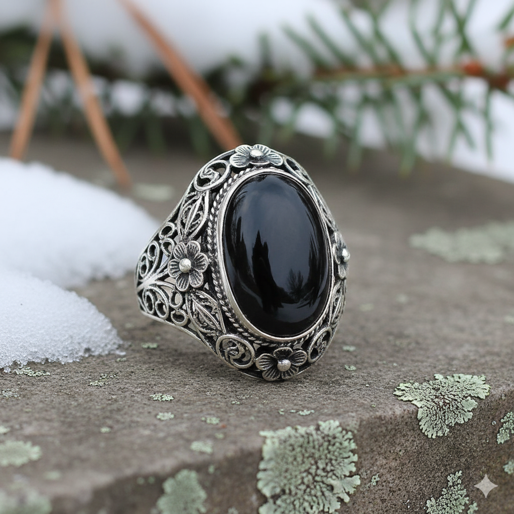 Gümüş İçine Oval İşleme