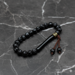 Sanatsal Obsidyen Tesbih