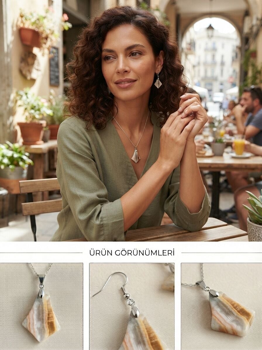 Sarıkamış Obsidyen Taşı Set Takımı 3604