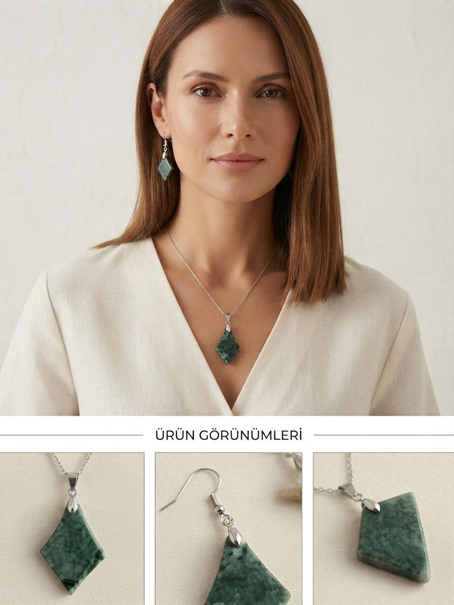 Sarıkamış Obsidyen Taşı Set Takımı