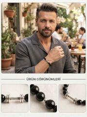 Sarıkamış Obsidyen Taşı Bileklik 02